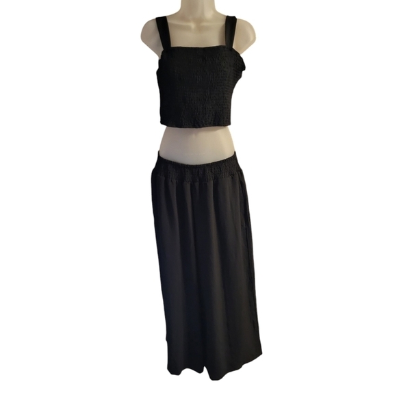 Luvamia Pants - luvamia 2 piece Outfits for Women Summer Trendy Sleeveless Square Neck Crop Tank